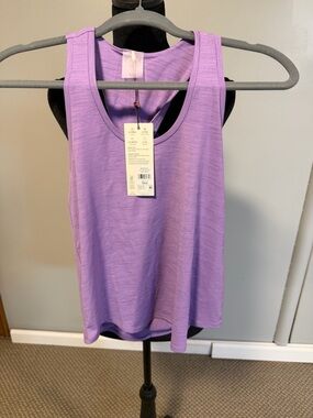 Calia Purple Twist Back Tank Top NWT Athletic Racerback XXS